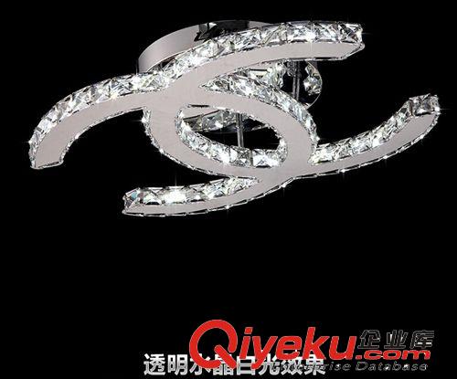 LED裝飾燈 LED水晶裝飾臥室吊客廳燈不銹鋼香奈兒燈具  現代簡約 婚慶燈飾
