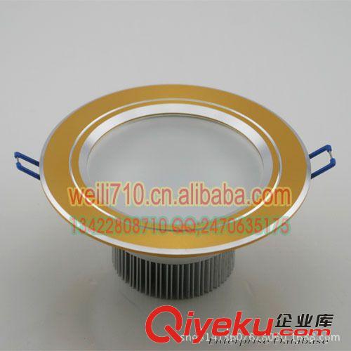 LED筒燈 LED車鋁加厚圓紋金筒燈外殼2.5寸