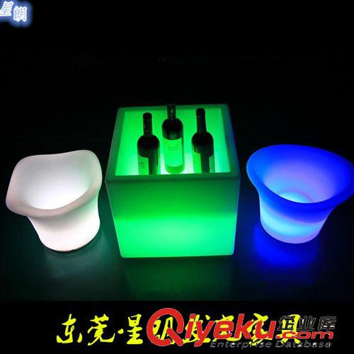 酒吧KTV用品 led發(fā)光可遙控變色酒吧KTV專用香檳酒桶   可遙控香檳啤酒冰桶