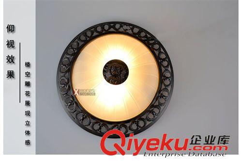 吸頂燈 歐式簡約家裝客廳燈臥室led天花吸頂燈 餐廳gd圓形玻璃吸頂燈原始圖片2