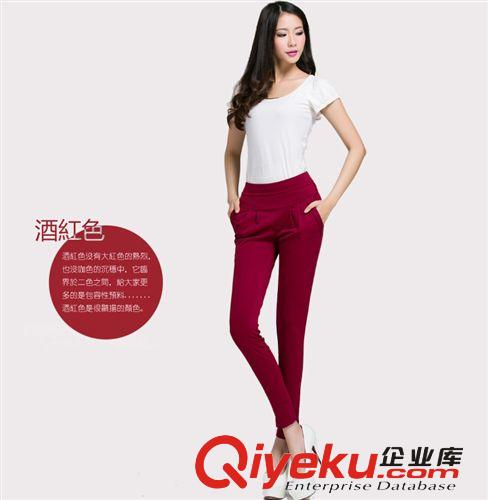 哈倫休閑褲 大碼女裝 韓版休閑顯瘦哈倫褲 小腳鉛筆褲 打底褲 女褲子批發(fā)原始圖片2