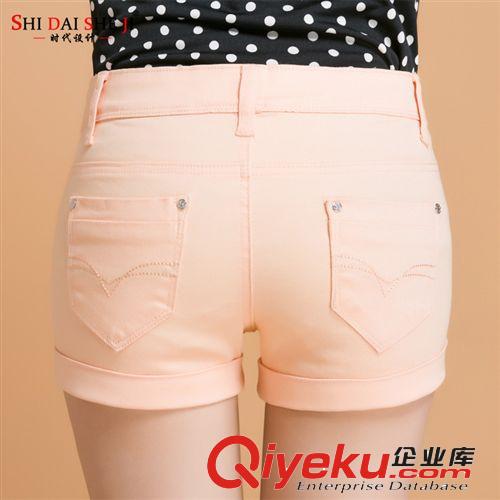 夏季清倉 時(shí)代設(shè)計(jì) 2014夏季糖果色短褲女 韓版女生超短褲女裝休閑褲 批發(fā)原始圖片2
