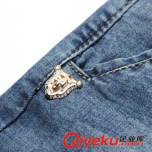 {zx1}牛仔褲 森瓦2014秋季新款時尚修身小腳鉛筆褲韓版性感提臀大碼牛仔長褲子