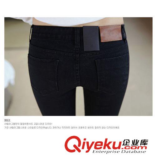 一褲兩色 2014秋冬新品 韓國原單女式小腳鉛筆褲 修身顯瘦女裝批發(fā)