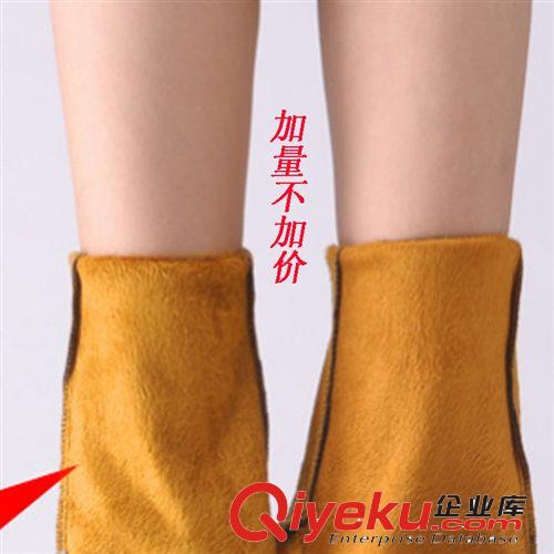加絨加厚 2014韓版秋冬小腳褲加絨加厚時(shí)尚鉛筆牛仔褲顯瘦保暖女靴褲潮批發(fā)原始圖片3