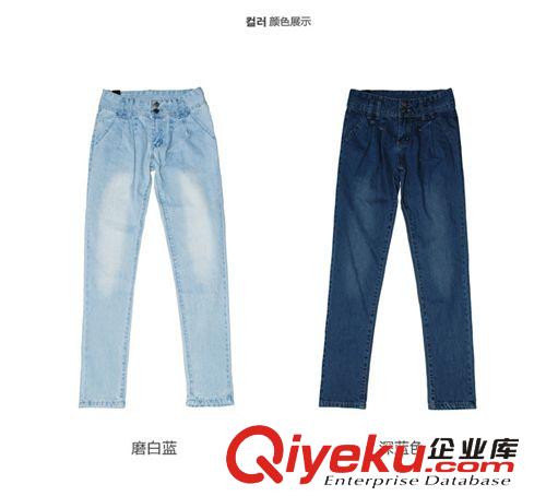 女式牛仔褲 新款韓版修身顯瘦全棉女士牛仔褲女長褲小腳褲鉛筆褲女裝原始圖片3