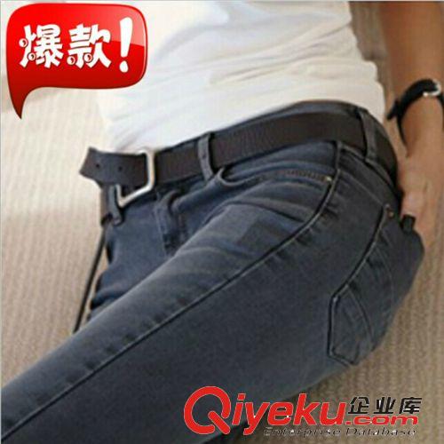 代理加盟 一件代發秋冬新款加絨牛仔女加厚鉛筆褲大碼棉褲保暖褲批發