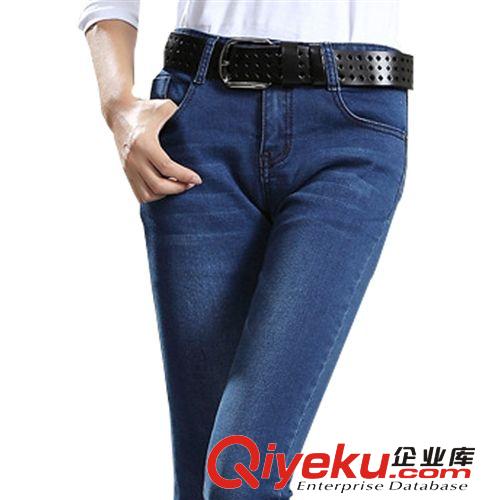 十月上新 冬季女裝2014女式韓版修身顯瘦鉛筆 小腳褲保暖加絨女 牛仔褲批發(fā)原始圖片3