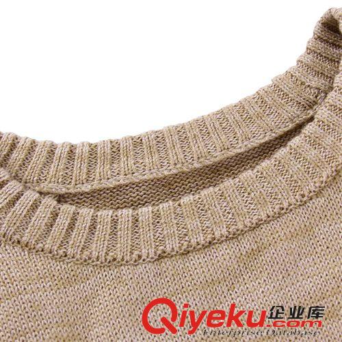 毛衣 女士毛衣秋冬款民族風(fēng)幾何復(fù)古加厚提花套頭毛衣直筒5114103S原始圖片3