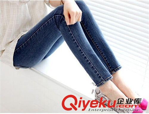 女式牛仔褲 女式牛仔褲廠家2014秋冬季新款彈力牛仔褲女修身韓版女裝 牛仔褲