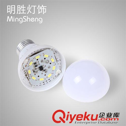 led球泡燈 新款led塑料球泡燈3w led燈 家用led燈泡e27 led節(jié)能燈  led球泡原始圖片3