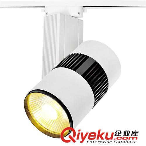 LED軌道燈 led軌道燈集成射燈30W40W50W導(dǎo)軌射燈風扇散熱廠家直銷