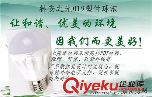 LED球泡 廠家直銷熱賣款LED林安之光019塑件3W12W16W20W30W球泡燈節能燈泡