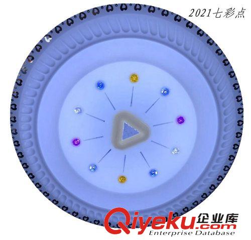 LED吸頂燈 古鎮廠家直銷gd新款LED不銹鋼2021雙色亞克力房間吸頂燈