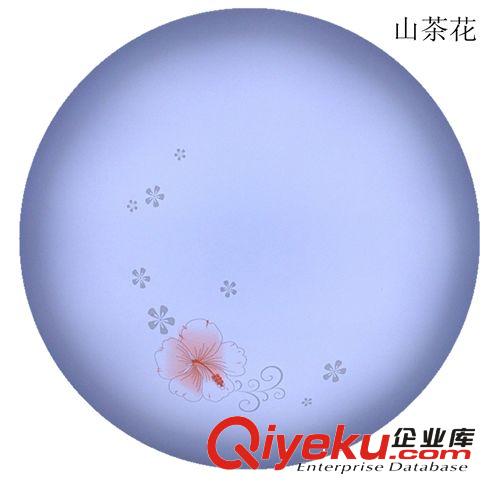 LED吸頂燈 廠家直銷中式簡約圓形印花臥室客廳廚房陽臺可調光吸頂燈