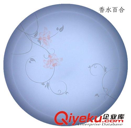LED吸頂燈 廠家直銷中式簡約圓形印花臥室客廳廚房陽臺可調光吸頂燈