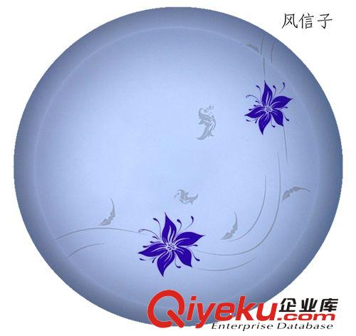 LED吸頂燈 古鎮廠家直銷LED圓形印花現代客廳臥室調光調色吸頂燈