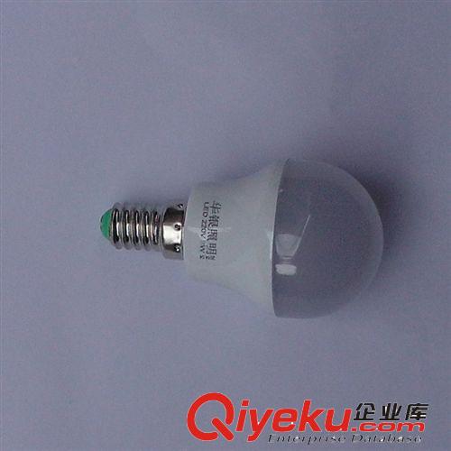 LED圓泡燈 【廠家直銷】LED3W蠟燭燈 E14水晶燈 拉尾燈泡 小球泡燈原始圖片3