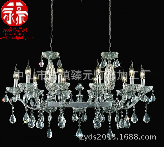 酒店吊燈 歐式蠟燭燈水晶工藝燈 工藝燈批發(fā)XHJ008原始圖片3