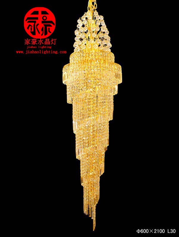 生產(chǎn)供應(yīng) 現(xiàn)代水晶燈新款 樓梯現(xiàn)代燈 樓梯燈批發(fā)原始圖片3