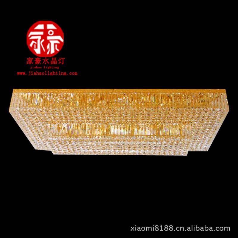廠家批發(fā) 水晶吸頂燈 方形吸頂燈 新款LED吸頂水晶燈原始圖片2