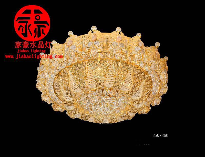 廠家批發(fā) 水晶吸頂燈 方形吸頂燈 新款LED吸頂水晶燈