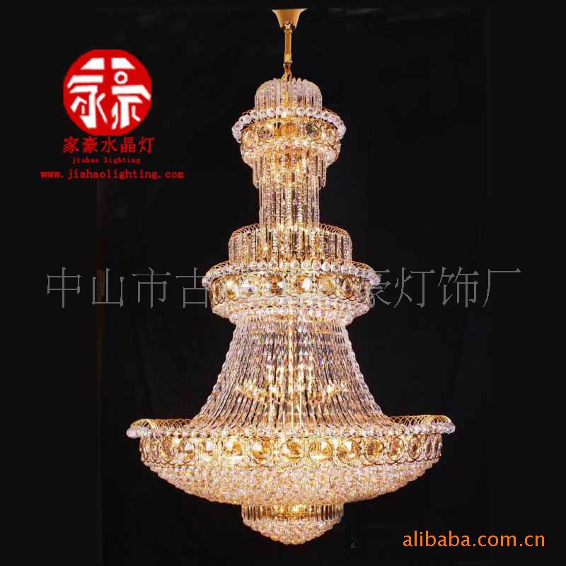 廠家直銷  工程水晶燈   豪華吊燈     古鎮(zhèn)家豪【水晶燈】原始圖片3