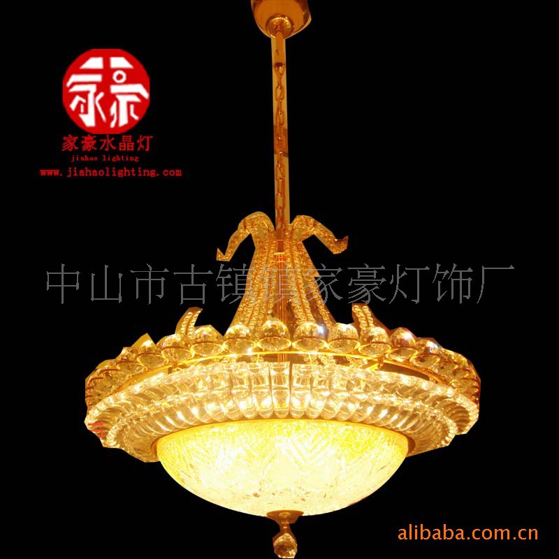 出廠價(jià)批發(fā)水晶燈   小吊燈    餐吊水晶燈     古鎮(zhèn)燈飾原始圖片2