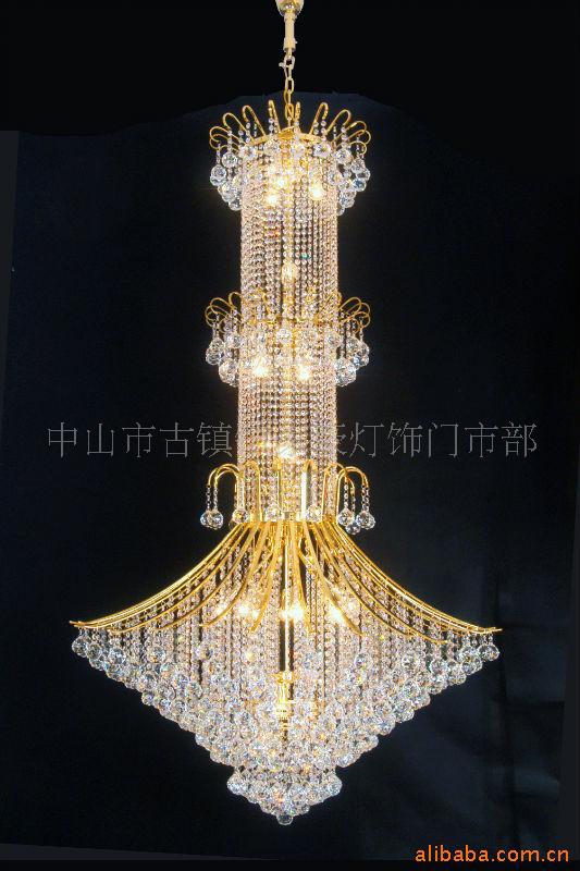 2013 新款各種水晶吊燈，現代水晶燈(圖)，適合各酒店工程的燈飾原始圖片3