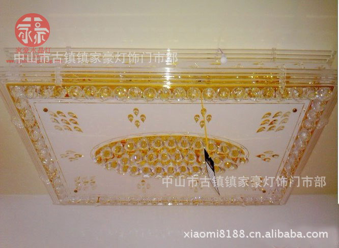 廠家生產(chǎn) 長方形吸頂燈 中式水晶燈