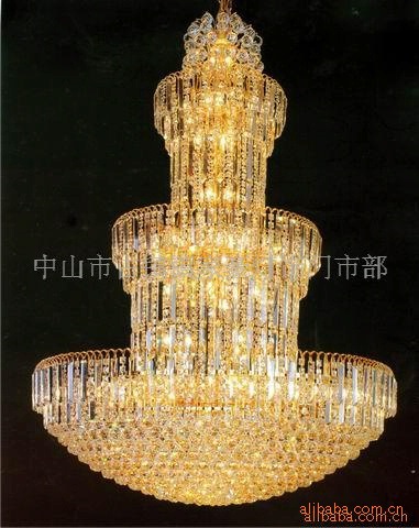 2013 新款豪華水晶吊燈，現(xiàn)代燈飾(圖)，全水晶工程燈原始圖片2