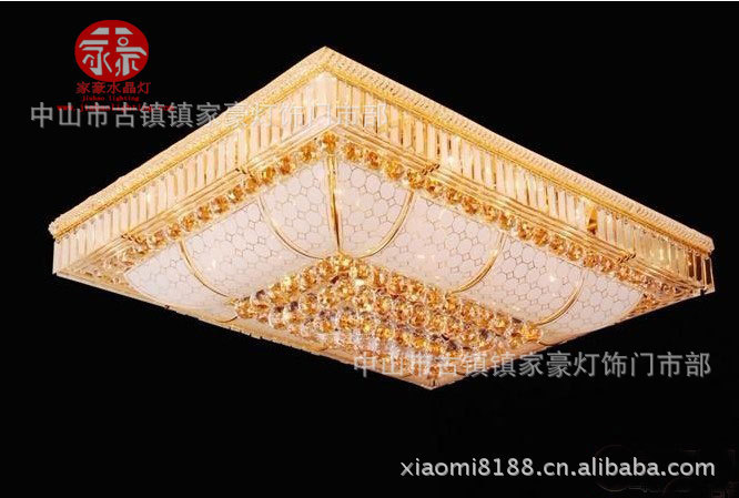 廠家直銷 新款方形 吸頂水晶燈 鋅合金水晶燈原始圖片3
