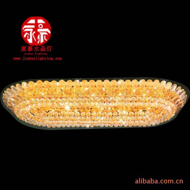 出廠價批發(fā)   水晶吸頂燈    橢圓形水晶燈      古鎮(zhèn)家豪原始圖片3