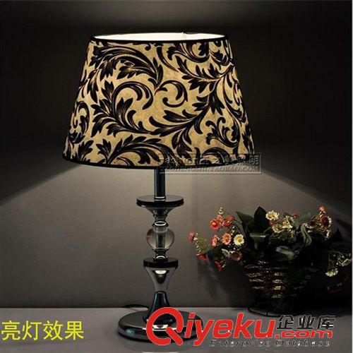 現(xiàn)代時(shí)尚臥室裝飾臺(tái)燈客廳酒店水晶臺(tái)燈鳳尾床頭工作學(xué)習(xí)臺(tái)燈批發(fā)原始圖片3