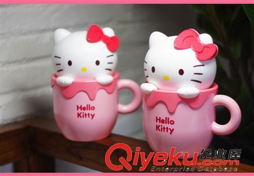 hellokitty杯杯卡通臺燈、LED可充電式裝飾臺燈、塑料禮品燈 KT貓