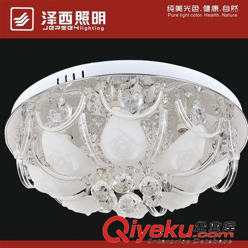 中山廠家餐吊平板水晶燈批發(fā)吸頂燈吊燈 LED低壓燈批發(fā)照明W268原始圖片3