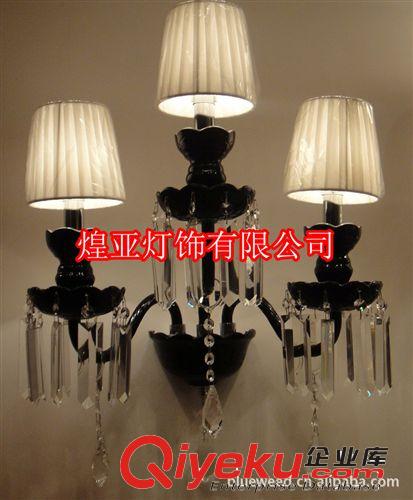 供歐式壁燈 水晶燈壁燈 蠟燭燈過道燈 走廊燈gd 帶罩溫馨1217原始圖片2