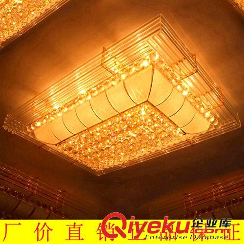 中山燈飾廠價批發tj客廳吸頂水晶燈 定做各類工程用水晶燈 8002