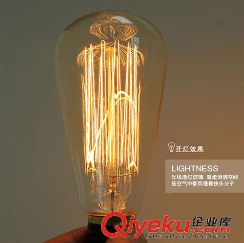 【大量現(xiàn)貨】 愛迪生復(fù)古燈泡 工業(yè)革命風(fēng)格燈泡 ST64原始圖片3