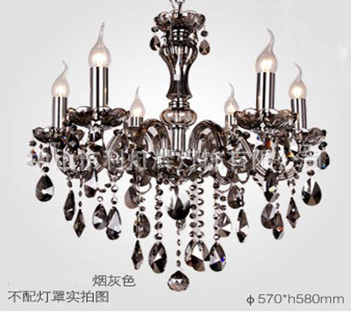 別墅酒店燈具 歐式水晶燈 餐廳吊燈干邑K9水晶矮戶型現代燈具批發