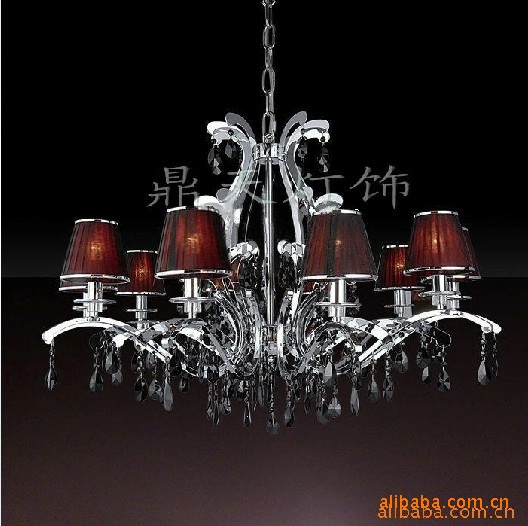 供應(yīng)鐵藝水晶吊燈 客廳燈 臥室燈 室內(nèi)裝飾燈具 DTT-5A043原始圖片2