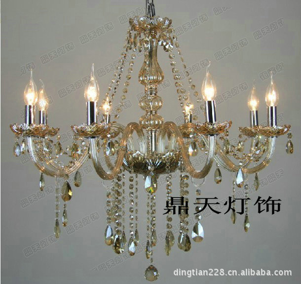供應客廳燈 歐式水晶燈 餐廳吊燈直徑700mm大8頭吊燈 DT-8A1007原始圖片3