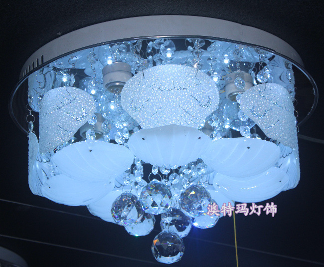 強(qiáng)力推薦現(xiàn)代酒店吸頂燈 客廳吸頂水晶燈 LED吸頂水晶燈原始圖片2