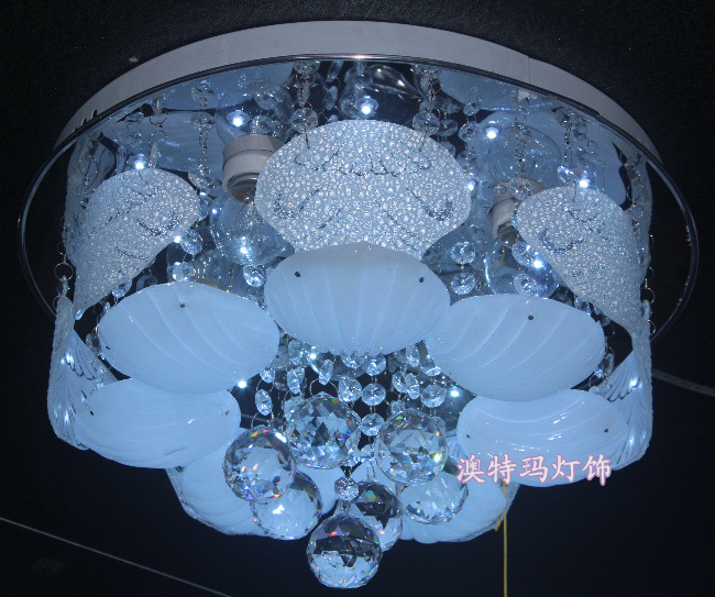 強(qiáng)力推薦現(xiàn)代酒店吸頂燈 客廳吸頂水晶燈 LED吸頂水晶燈原始圖片3