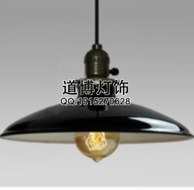 中山燈具廠家批發美式鄉村酒吧裝飾鐵藝小吊燈