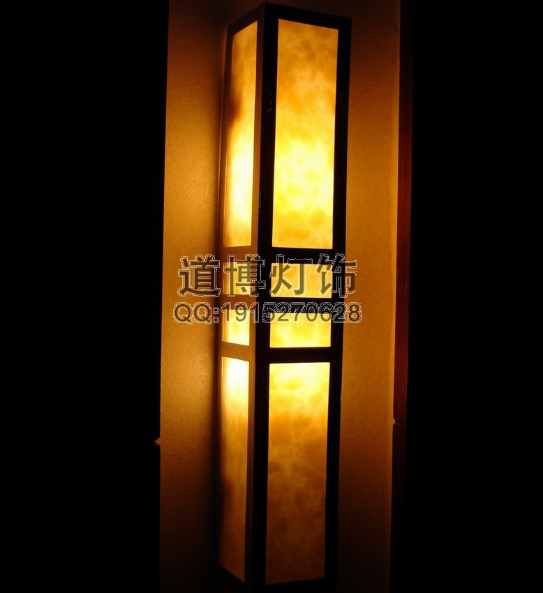 中山古鎮(zhèn)廠家專業(yè)定制酒店歐式仿云石壁燈原始圖片3