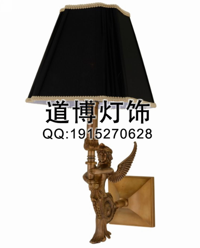 中山古鎮(zhèn)廠家定制商場(chǎng)展廳創(chuàng)意全銅壁燈原始圖片2