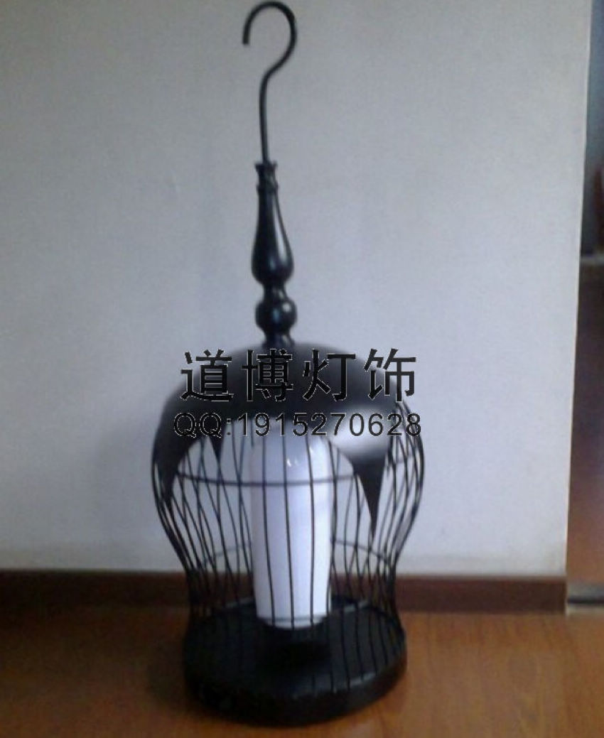 中山古鎮(zhèn)廠家定制新款藝術(shù)鳥籠燈原始圖片2