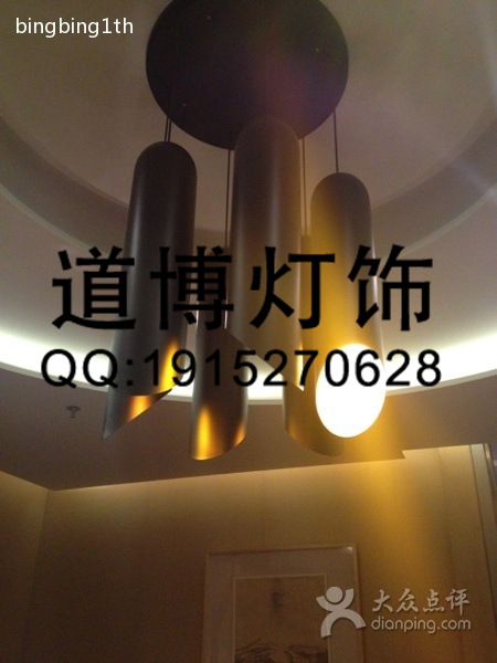 中山古鎮燈具廠家定做上海餐飲店意大利鋁材吊燈