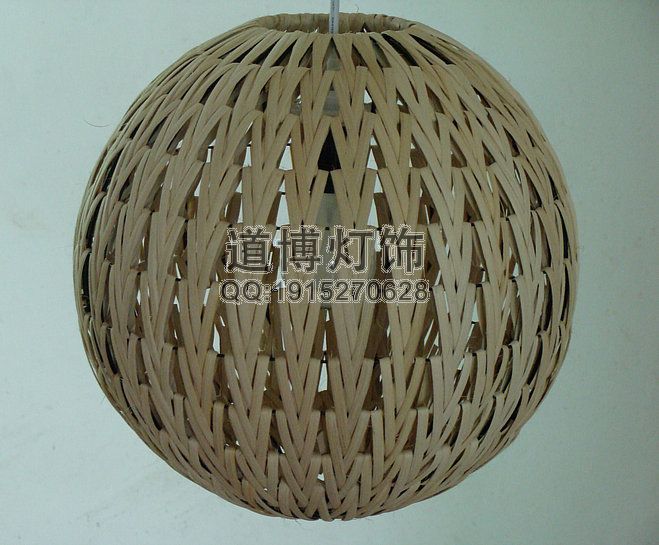 中山古鎮(zhèn)廠家專業(yè)定制東南亞風(fēng)格手工編織藤藝燈原始圖片2
